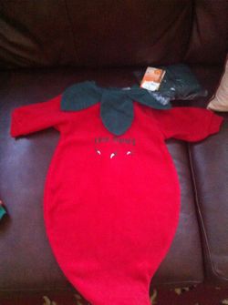 Infant Chili Pepper Halloween costume