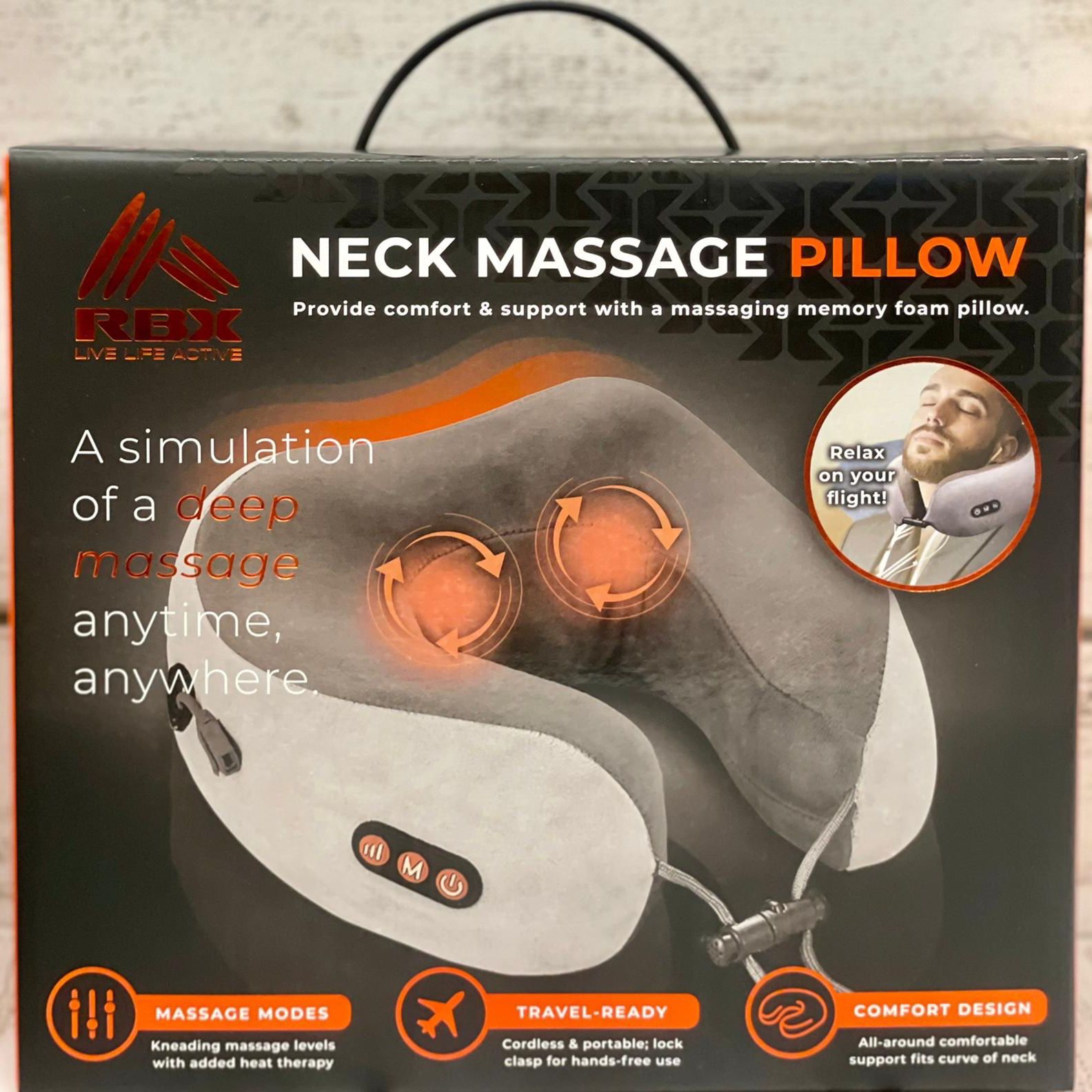 RBX Neck Massage Pillow Review and Thoughts 