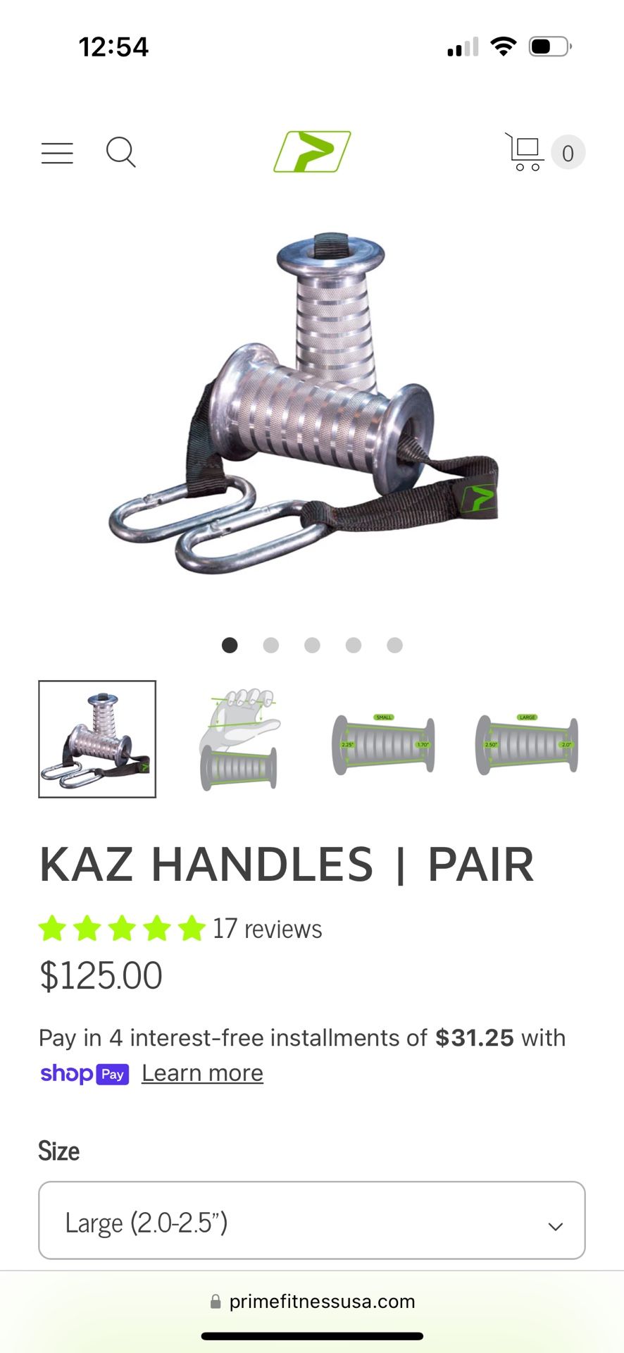 Prime Fitness Kaz Handles (Pair)