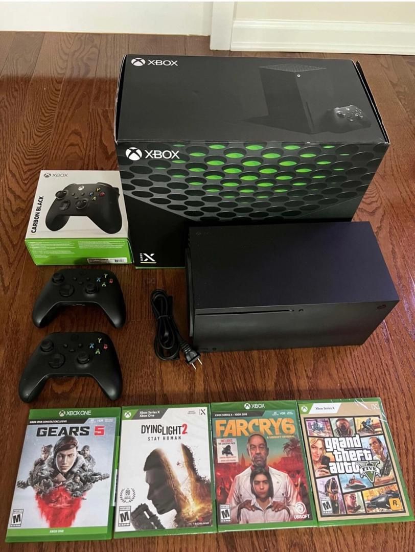 Series X Console Bundle With Games And Extra Controllers 1TB Ans Four Games