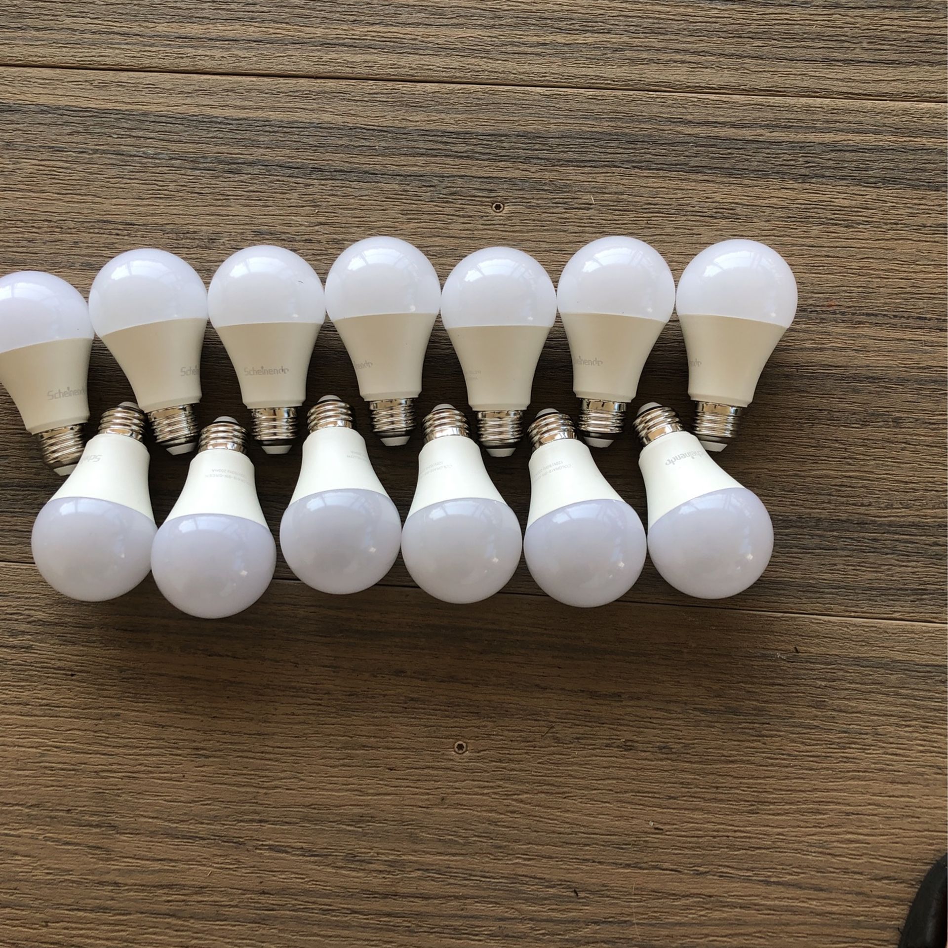 Scheinendo, Open Box Never Used, Green 9w Light Bulbs