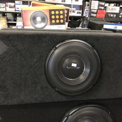 Fosgate Power Single 12” Slim Loaded Enclosure/ Payment Plans Available/ Zero Down / No Credit Needed