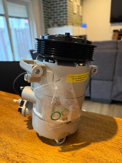 AC Compressor with Clutch Pulley