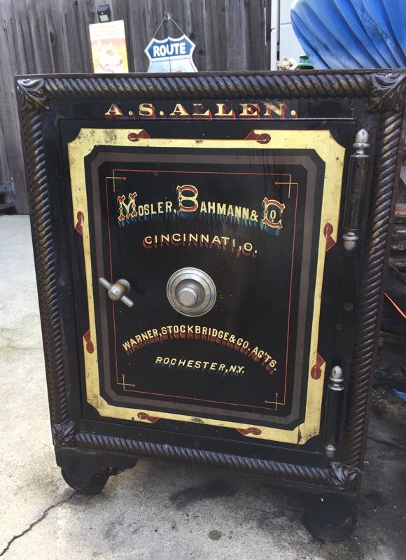 Antique SAFE 1870s Mosler,Bahmann &co
