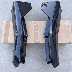 BMW G80 M3 Carbon Fiber Rear MP Style Bumper Corner Splitters