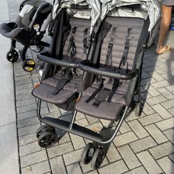 Double stroller (lightweight, compact)