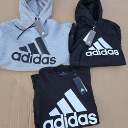 Adidas Sweaters and T Shirt NEW