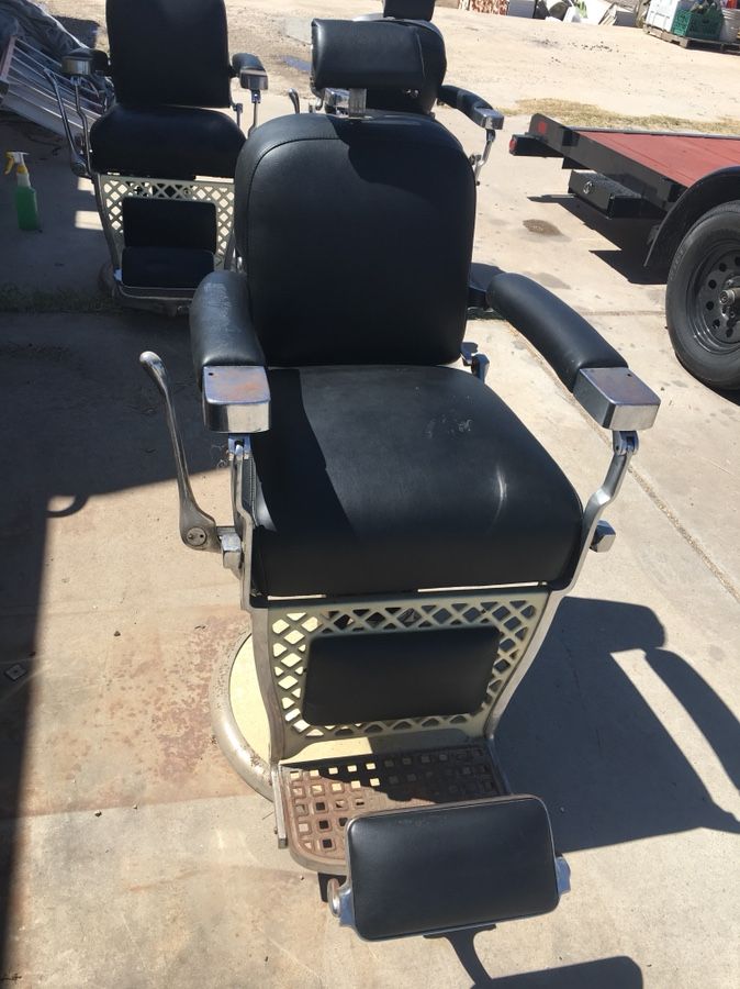 Vintage Emil J Paidar Barber Chairs