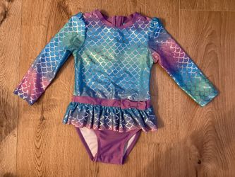 2T Mermaid Long Sleeve Swimsuit