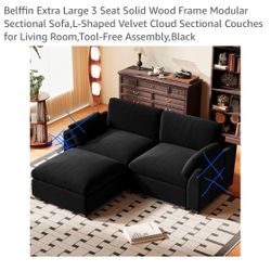 Sofa, without backrest