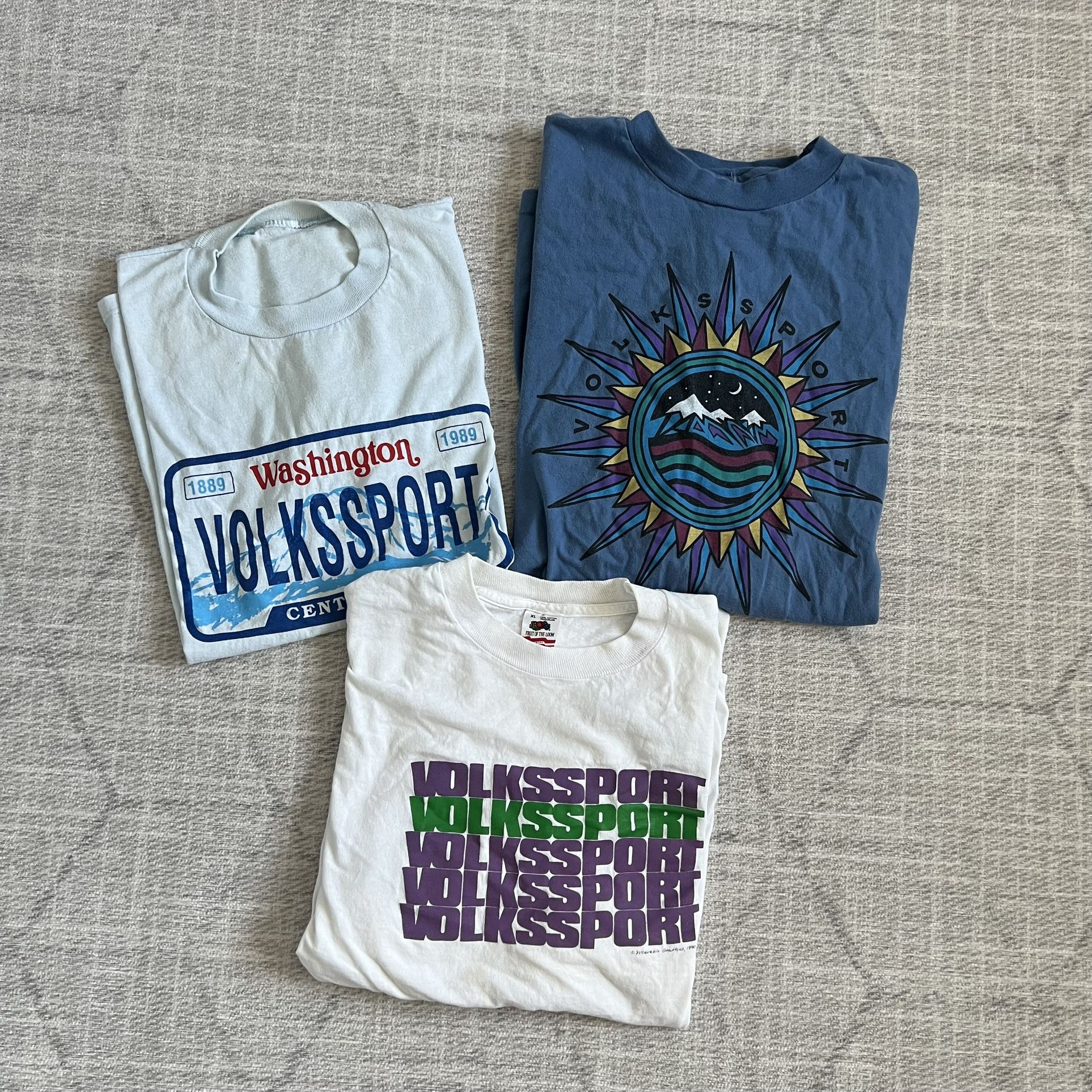 Lot of 3 Vintage 1990s 2000s Volkssport Volkswagen VW Car...