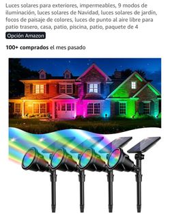 Solar lights set of 4