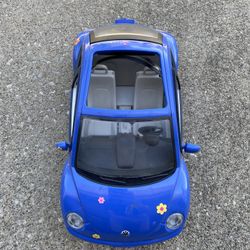 Vintage Blue Volkswagen Barbie Car