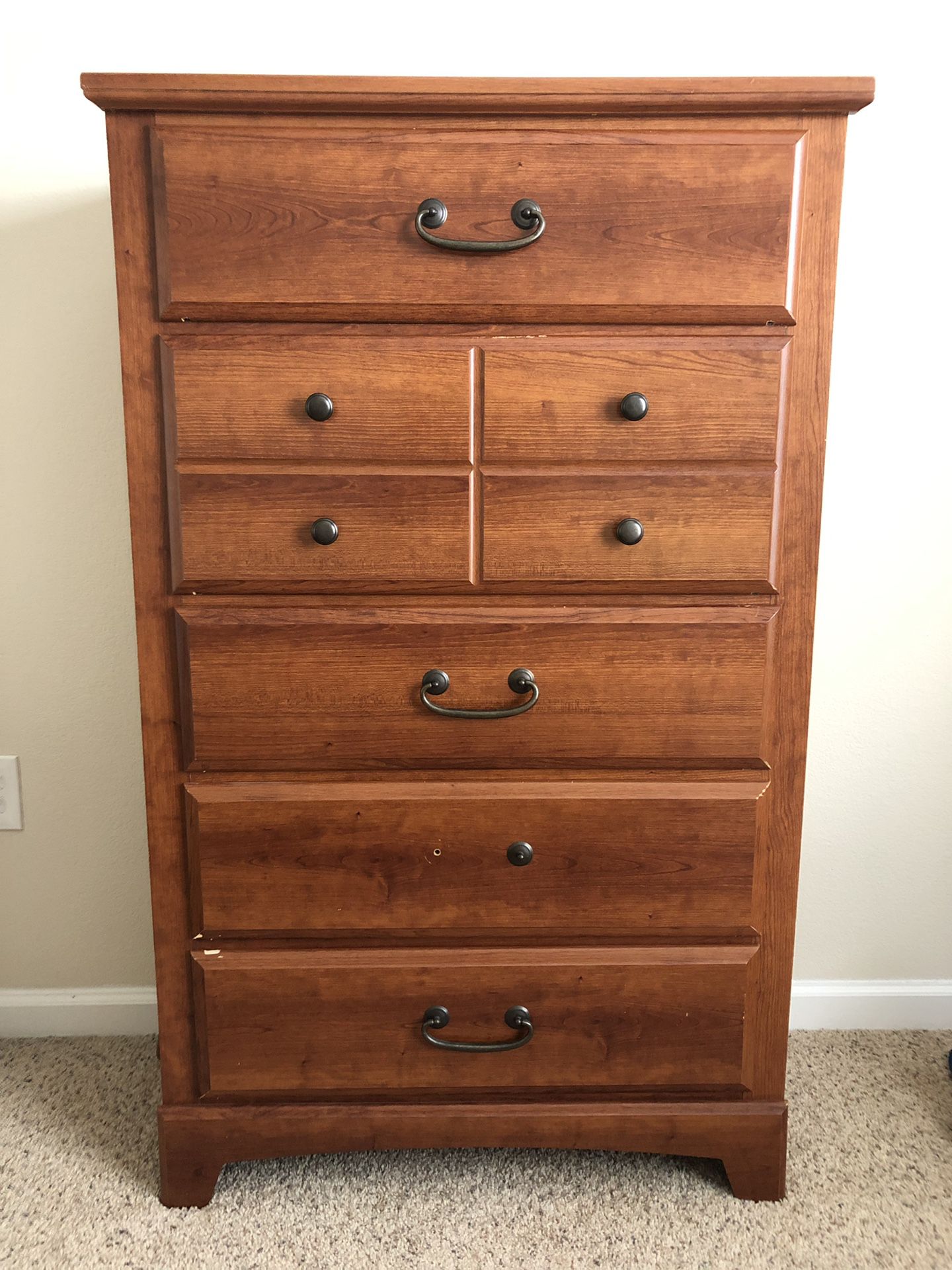 Five drawer dresser for sale