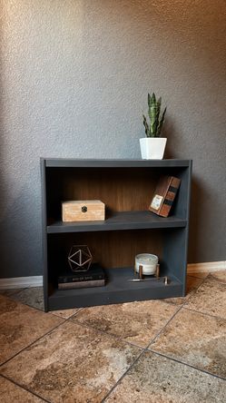 Modern Gray Bookshelf | Bookcase | Storage Shelf | Wood Shelf