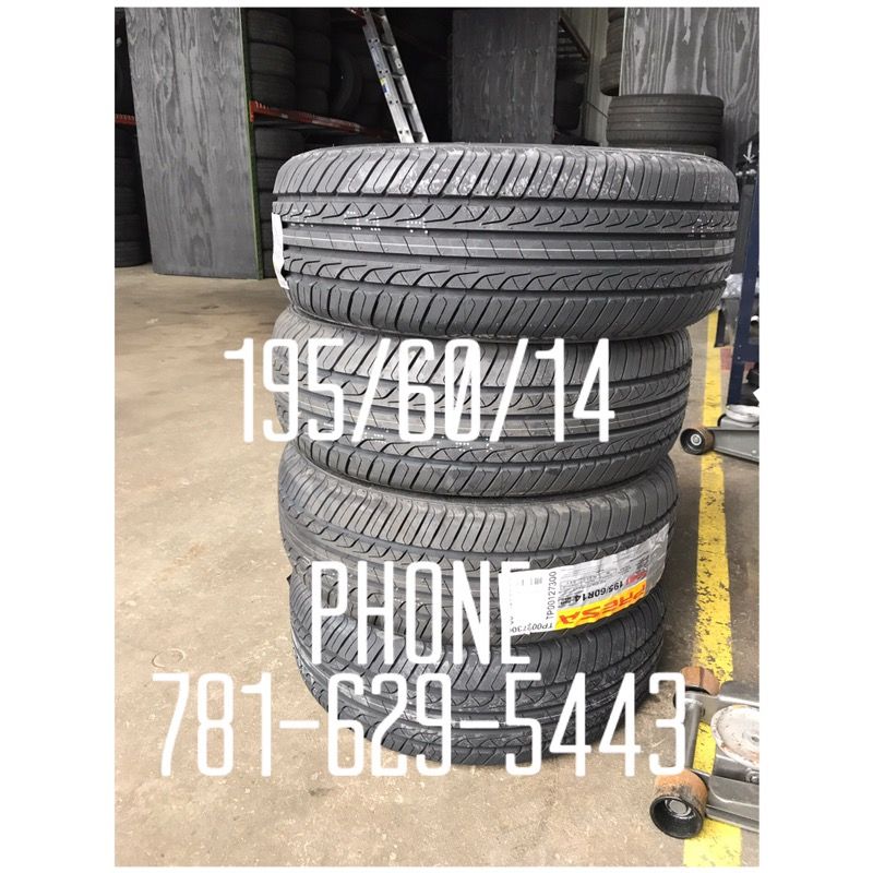 New Tire For Sale 195/60/14 $61 each free mounting and Balancing
