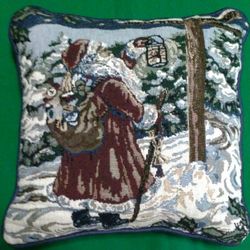 Beautiful Colorful Tapestry Fabric Pillow