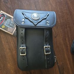 Motorcycle Leather Bag 