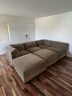 Sectional Sofa with ottomans