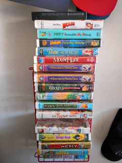 13 VHS Disney $1. Ea.