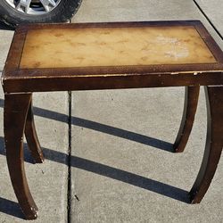 Wood End Table