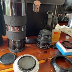 For sale camera Lens Ram Ron. In Hard Case