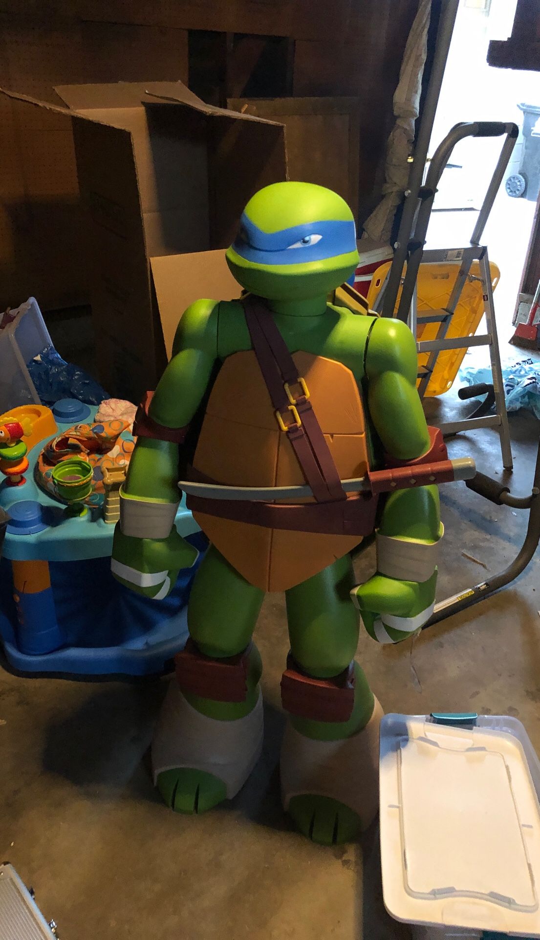 TMNT 4 feet tall toy statute