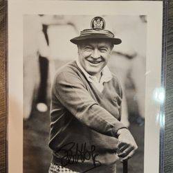 Signed 8x10 Bob Hope Photo Autograph Picture Hollywood Celebrity Auto