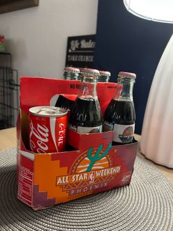 Vintage Coca-Cola Collection – 1986 Japanese Can + 1995 NBA All-Star Phoenix Bottles (Sealed)