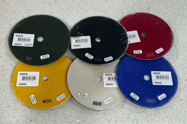NEW And SEALED Diamond Polishing Pads Set of 6