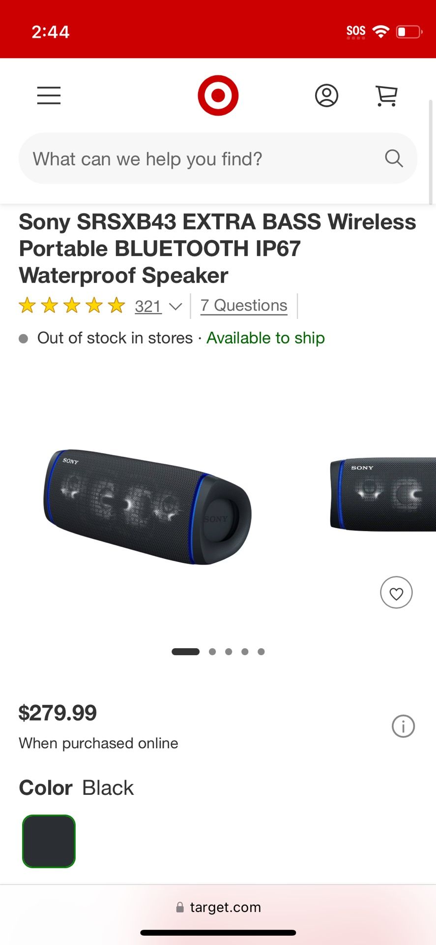 Sony Bluetooth Speaker