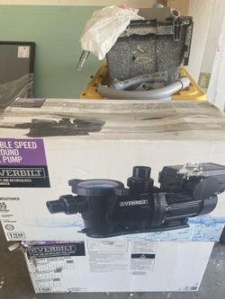 NEW!! Everbilt 1 HP 2-Speed Pool Pump 230-Volt Model # SPP10002-2SP