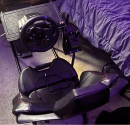 Wheel simulator set up