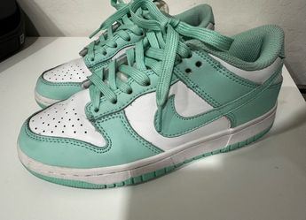 Nike Dunk Low Mint Green White Sneakers