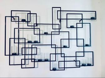 Modern Wall Decor Candle Holder