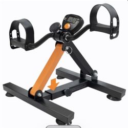 GOREDI Under Desk Exercise Bike, Pedal Exerciser with Adjustable Heights, Foldable Cycle Bike for Office, Stable Suction Cups Peddler Exerciser for Se