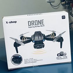 Brand new Drone with REAL WIFI TRANSMISSION Camera 1080P HD, FPV Drones with 2 Batteries,