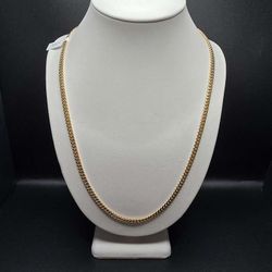 Italian Cuban Link Chain In 10K Yellow Gold 