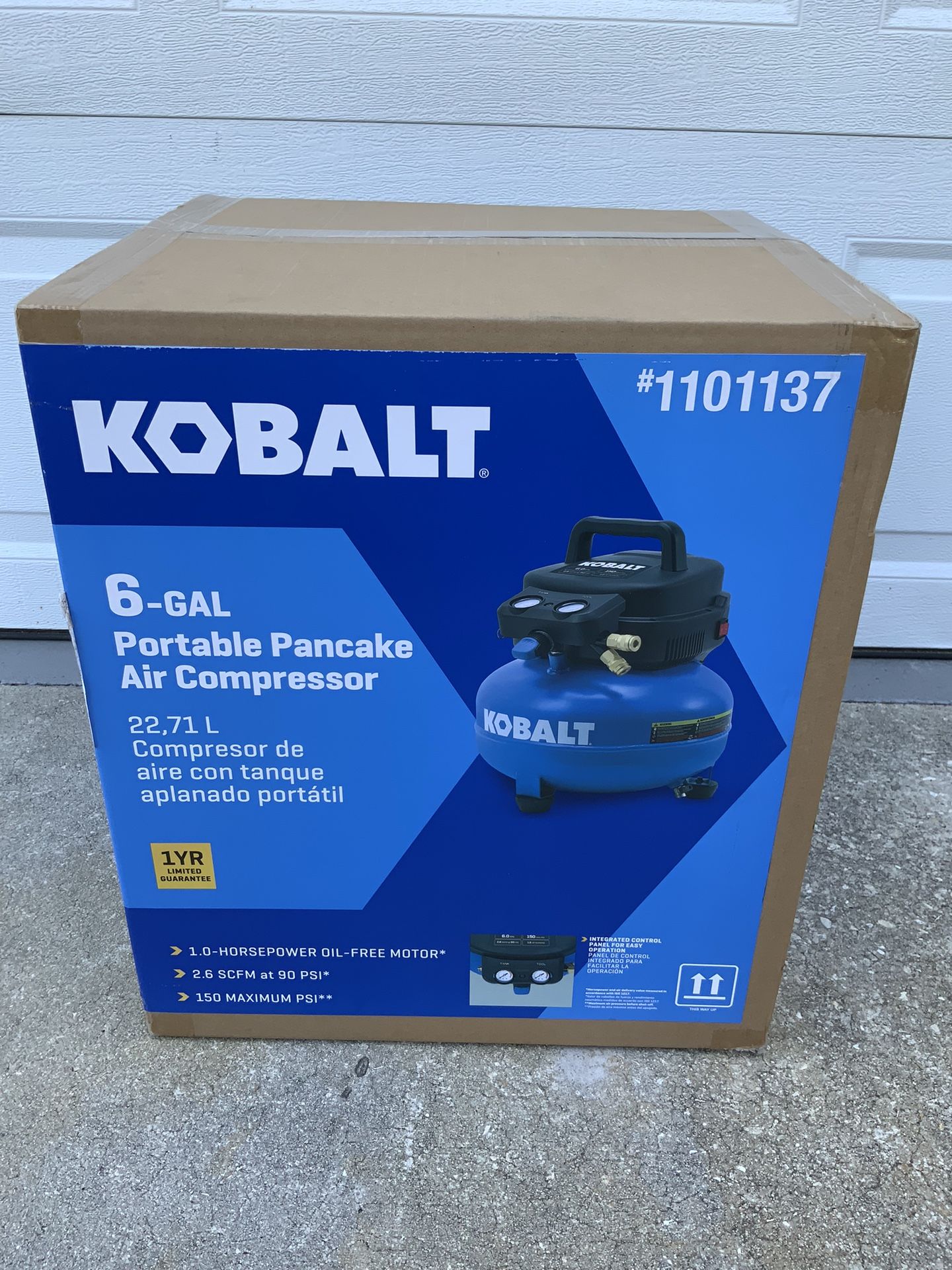 Kobalt Portable Pancake Air Compressor -BRAND NEW 