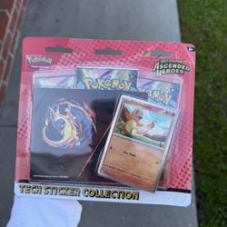 Pokemon Mega Evolution S2.5 Ascended Heros Tech Sticker- Charmander  