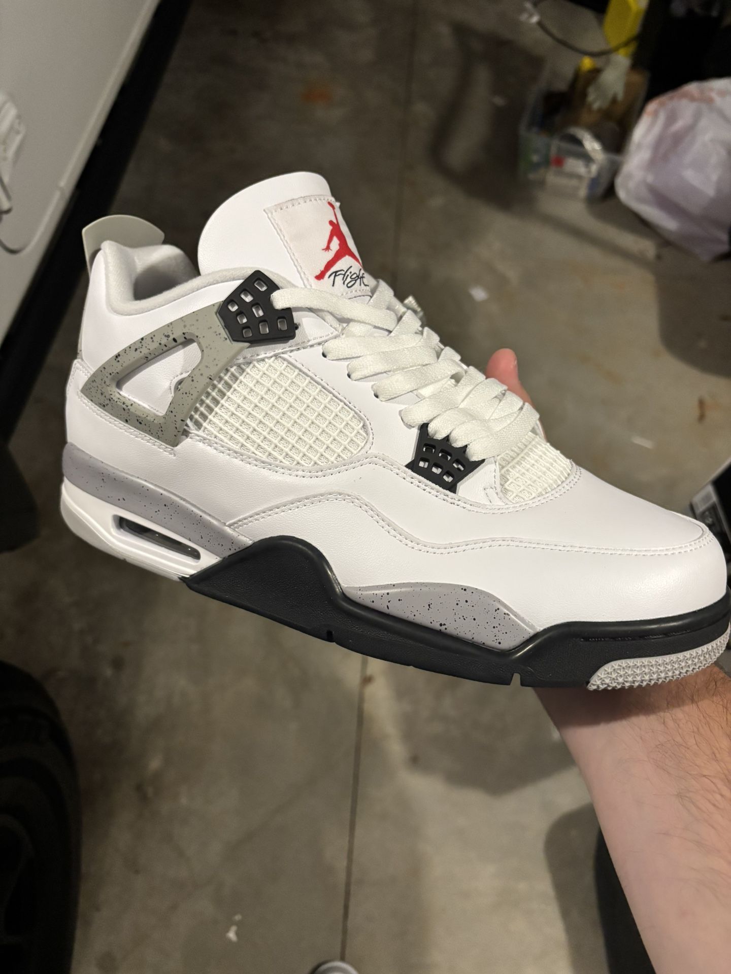 Jordan 4 White Cement Men Size 11