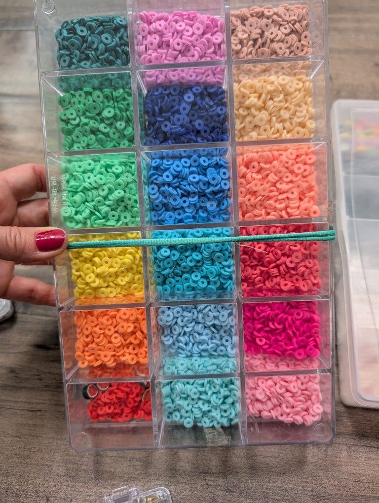Clay Beads, Letters, Emoji, Stretchy Cords, Fruits For Resin