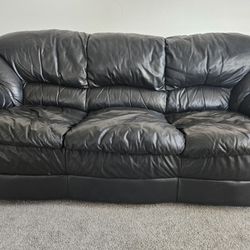 3 seater leather sofa