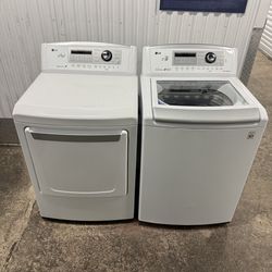 LG washer and dryer