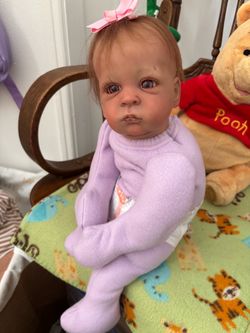 Reborn doll Oskar head cuddle baby