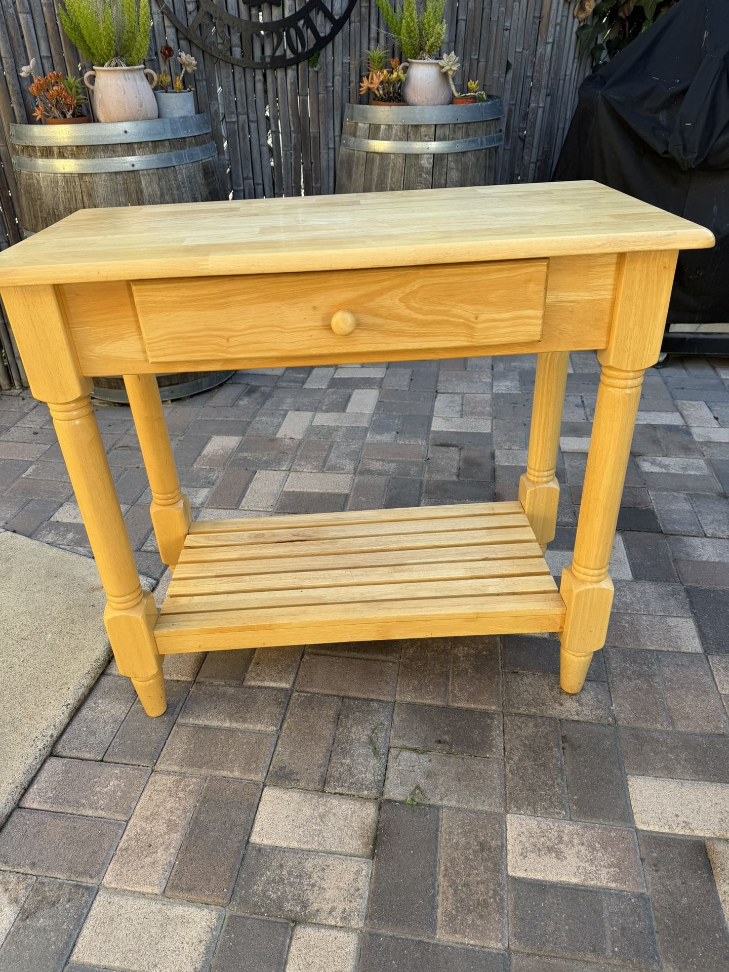 Solid Wood Entryway / Console Table