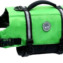 Green Dog Life Jacket for Medium Dog