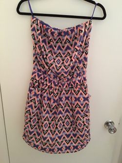 Strapless dress. New with tags
