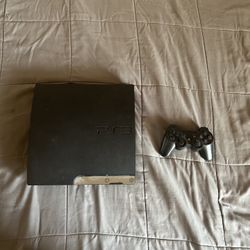 PS3 with Controller And Games 