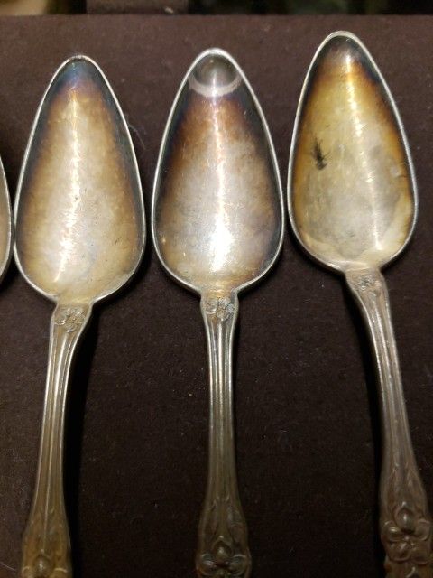 WM Rogers & Son Silverware Spoons Orange Blossom Design